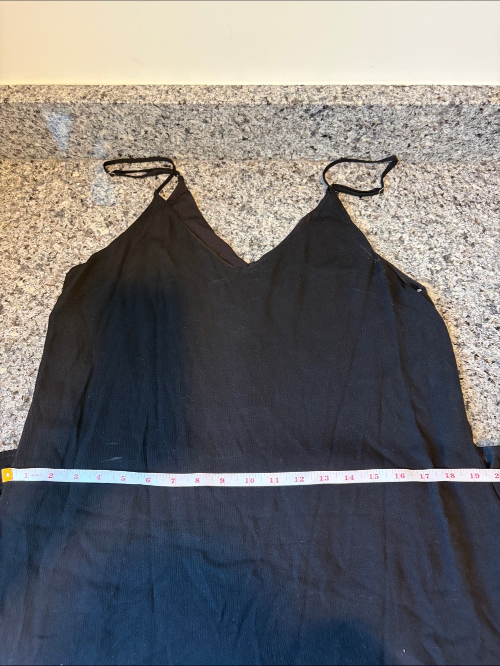 Lulu's Black Sleeveless Slip Dress with Ruffle Hem - Picture 4 of 4